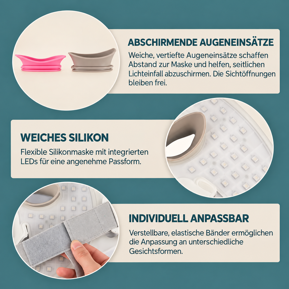 CUSEA Glow Maske