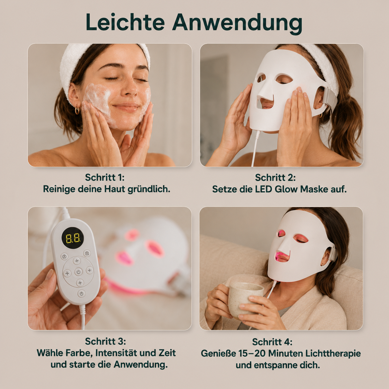 CUSEA Glow Maske